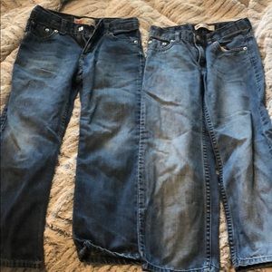 2 Pairs Boys Levi’s Jeans 505 and 514